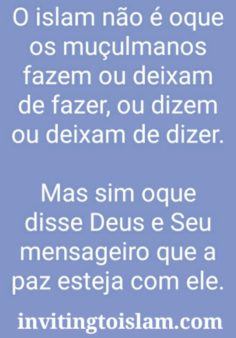 O que o Islam é?