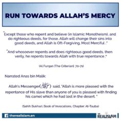 Run towards Allah!