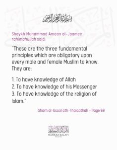 Three fundamental principles