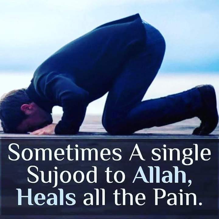 Allah heals the pain.