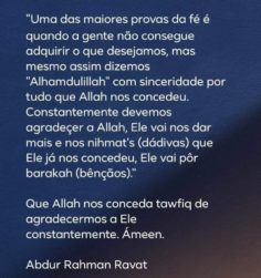 Graças a Allah.