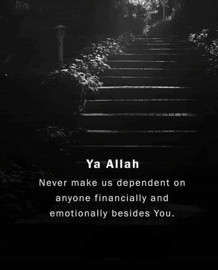 Dependent on Allah