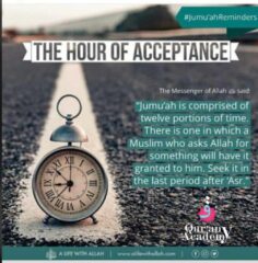 The hour of acceptance