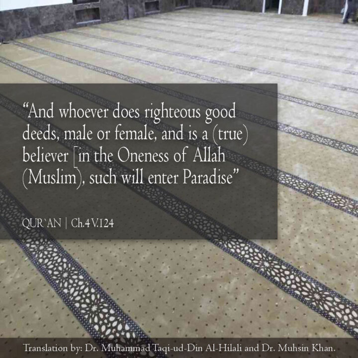 Faith in Allah and good deeds